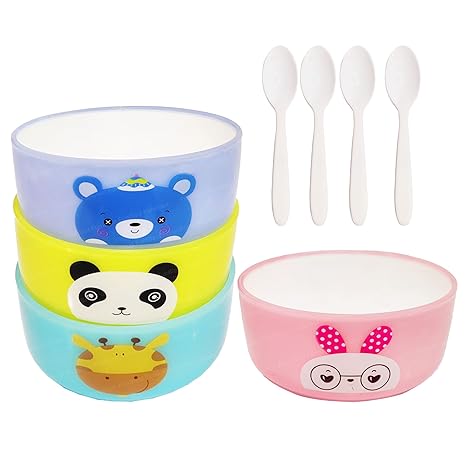 Premium Baby Feeding Bowl & Spoon Set – Safe, Colourful, & Designed for Happy Mealtime