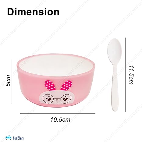 Premium Baby Feeding Bowl & Spoon Set – Safe, Colourful, & Designed for Happy Mealtime