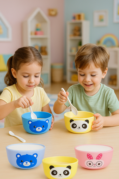 Premium Baby Feeding Bowl & Spoon Set – Safe, Colourful, & Designed for Happy Mealtime