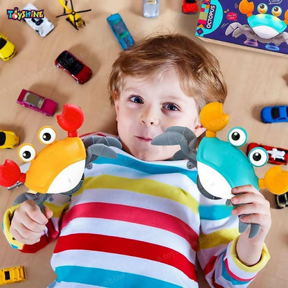 Cute Walking Moving Dancing Crab Learning Crawl