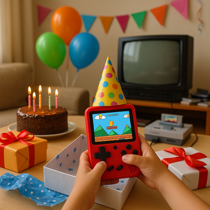 400 in 1 Handheld Mini Retro Game Box Game Stick,Plug & Play - 400 Preloaded Games